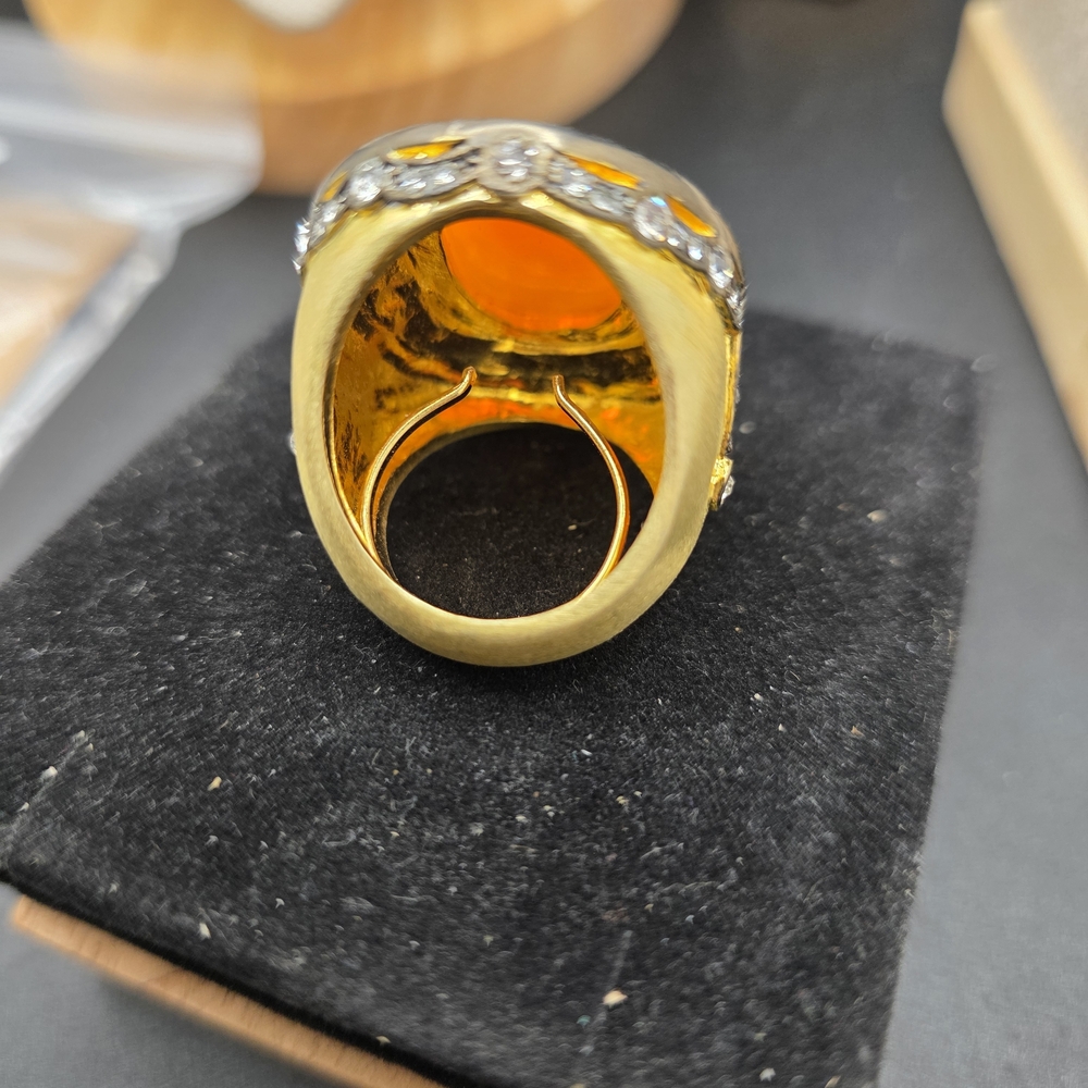 Stunning Oval Statement Ring (2263) - image 5